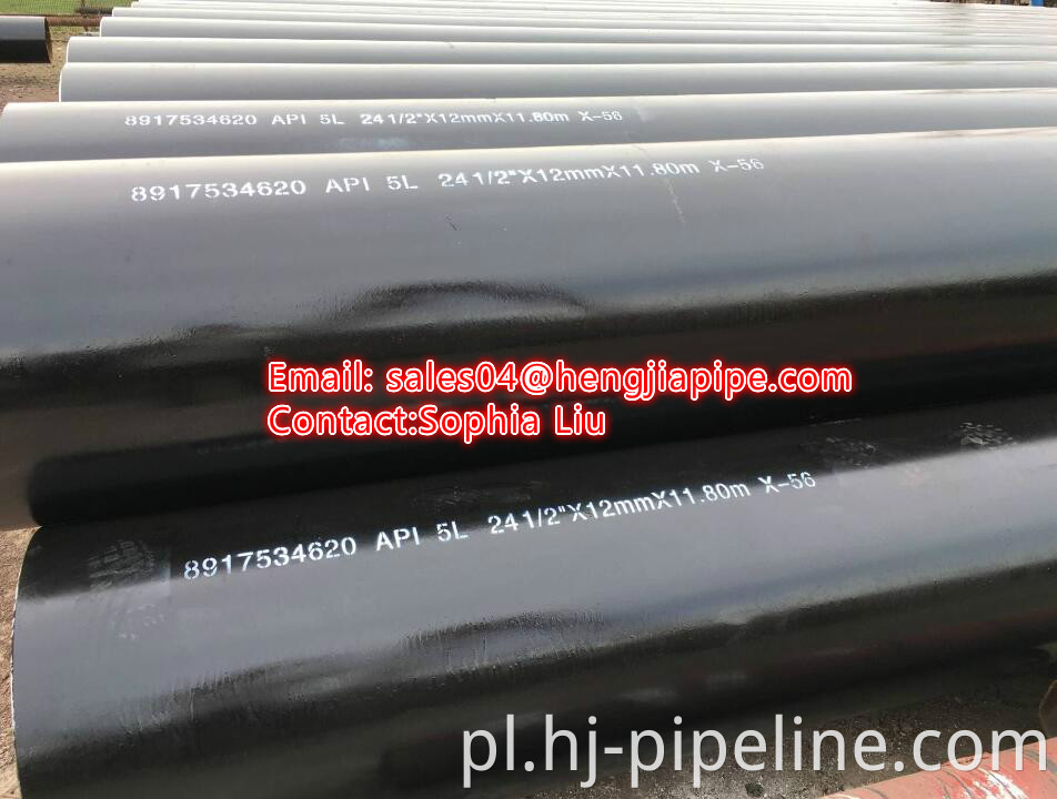 LSAW weld pipe with bevel end